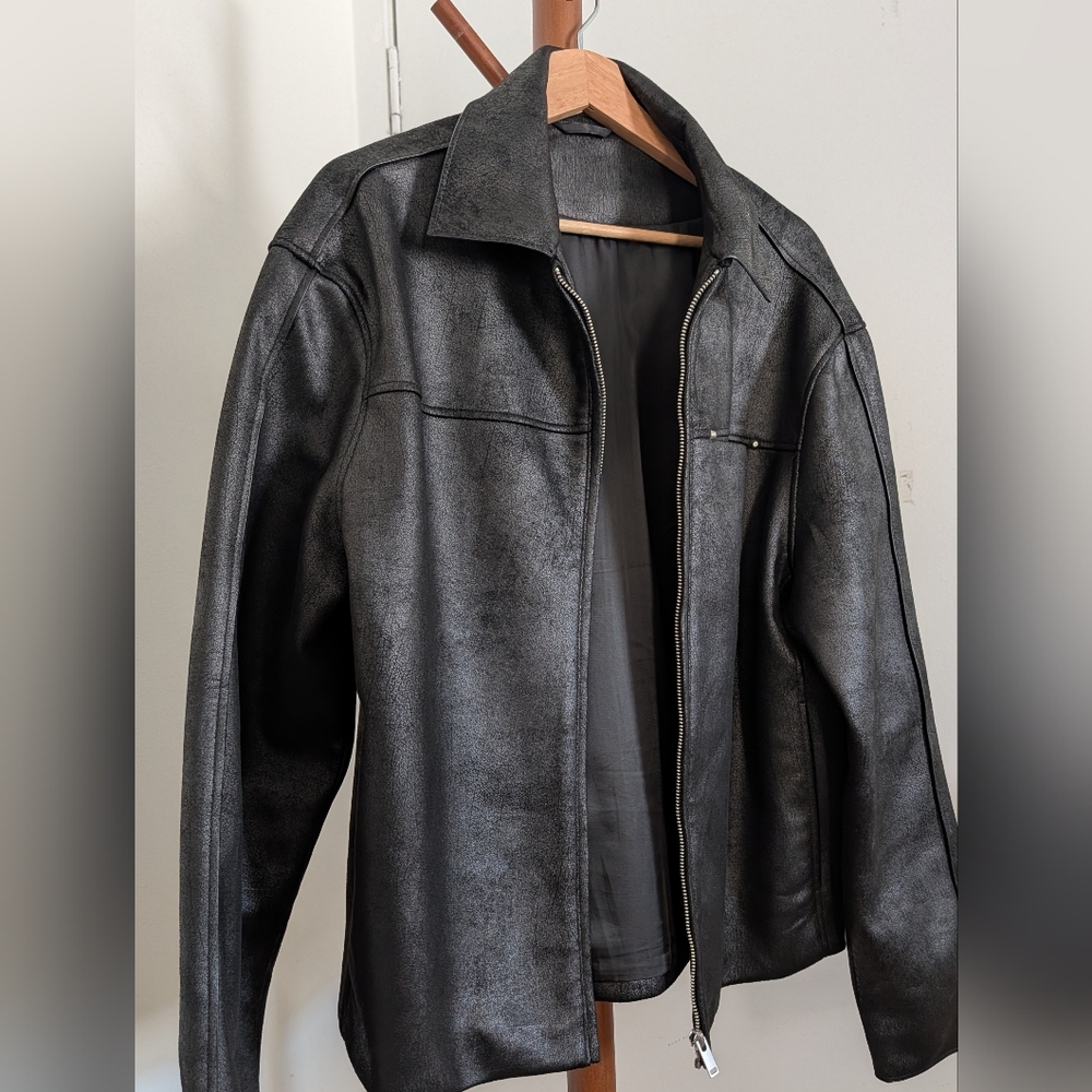 Zara Textured Black Jacket